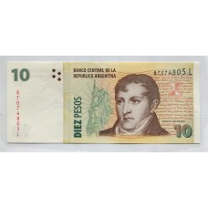 ARGENTINA COL. 780b BILLETE DE $ 10 SIN CIRCULAR UNC